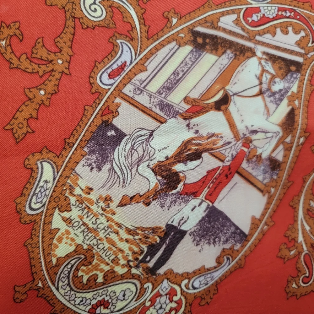 Silk scarf, paisley Vienna